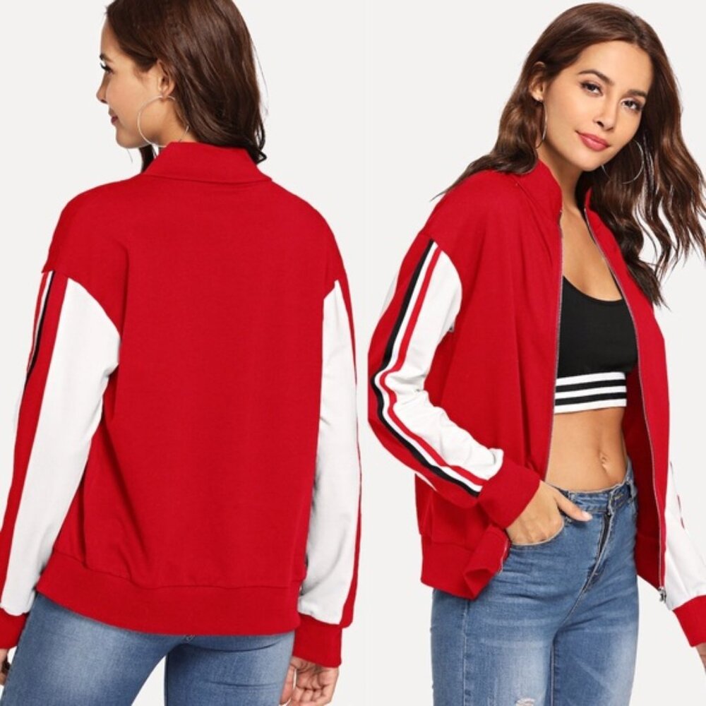 Clear Out‼️ Sporty Lightweight Track Jacket